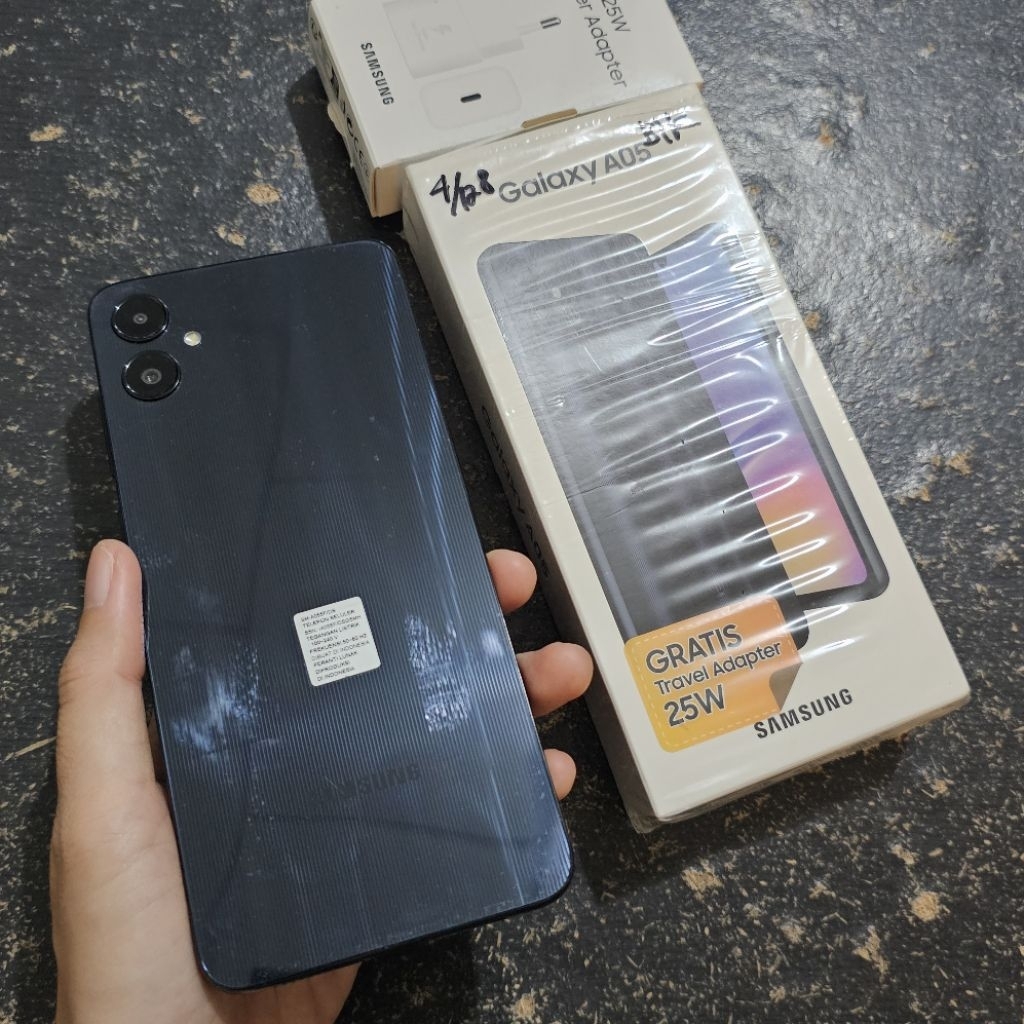 HP SAMSUNG A05 SECOND BLACK MULUS