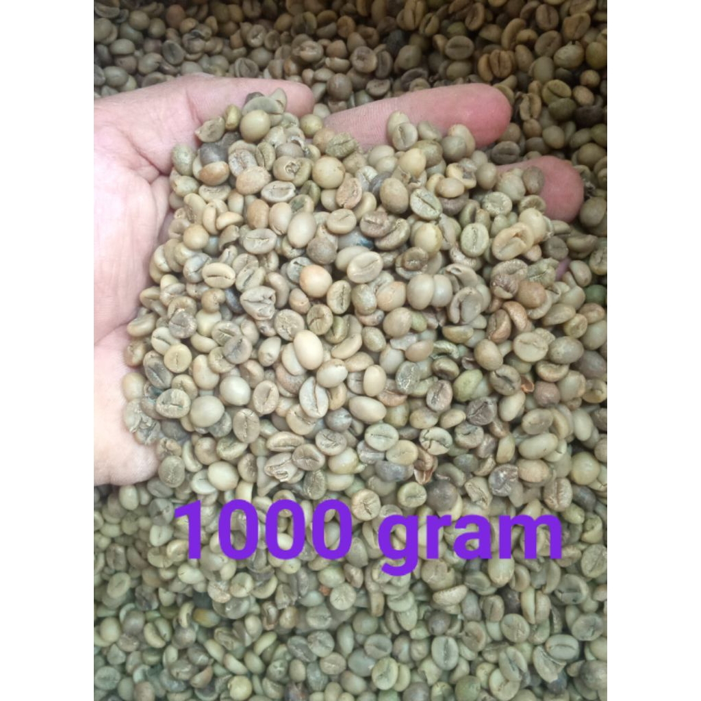 

PROMO Kopi green bean jawa 1kg asalan robusta biji kecil grade A