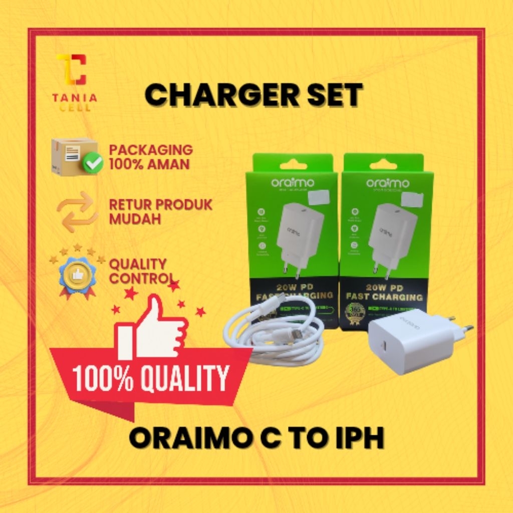 CHARGER SET ORAIMO C TO IPHONE