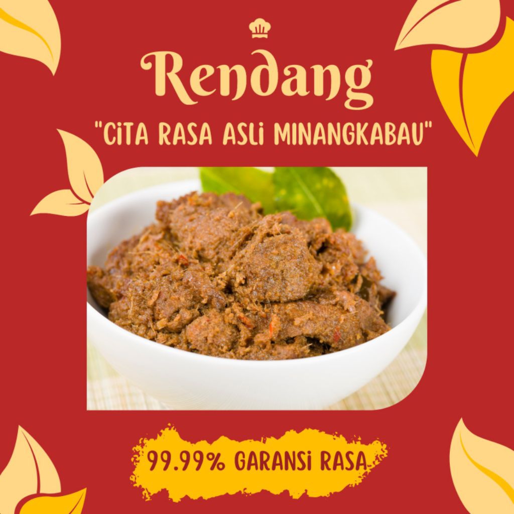 

Rendang Padang 1/2 Kg (10 potong)