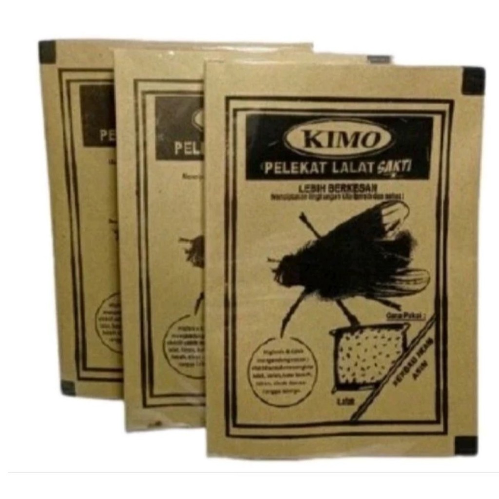 Lem Pembasmi Perangkap Lalat Kertas Lem Jebakan Lalat Cicak Kecoa Ampuh