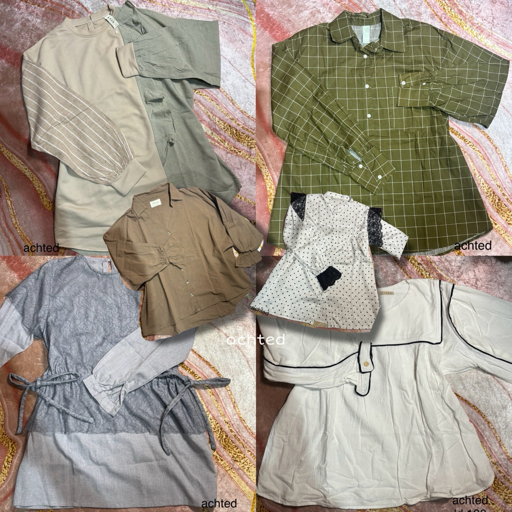 [PRELOVED 2] Preloved Sweater Knit Cardigan Wanita Pria Brand Zara Uniqlo