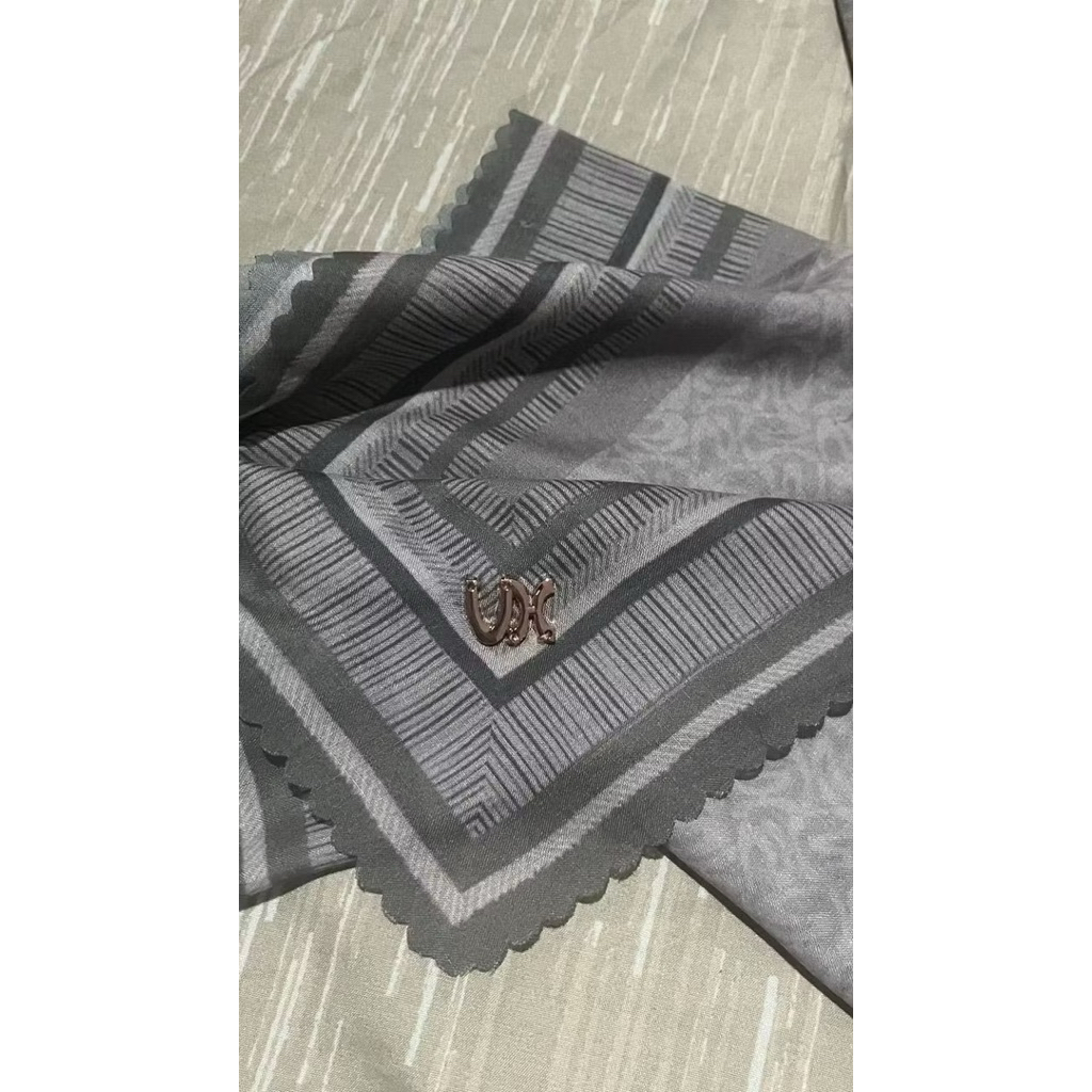 VANILLA HIJAB -  Monogram Series