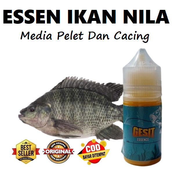 Essen Khusus Ikan Nila Media Pelet Dan Cacing Terbaik - Gesit Essence 30ml