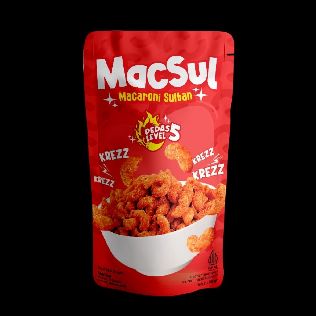 

MacSul (Makaroni Sultan) - Pedas Level 5 (tidak terlalu pedas)