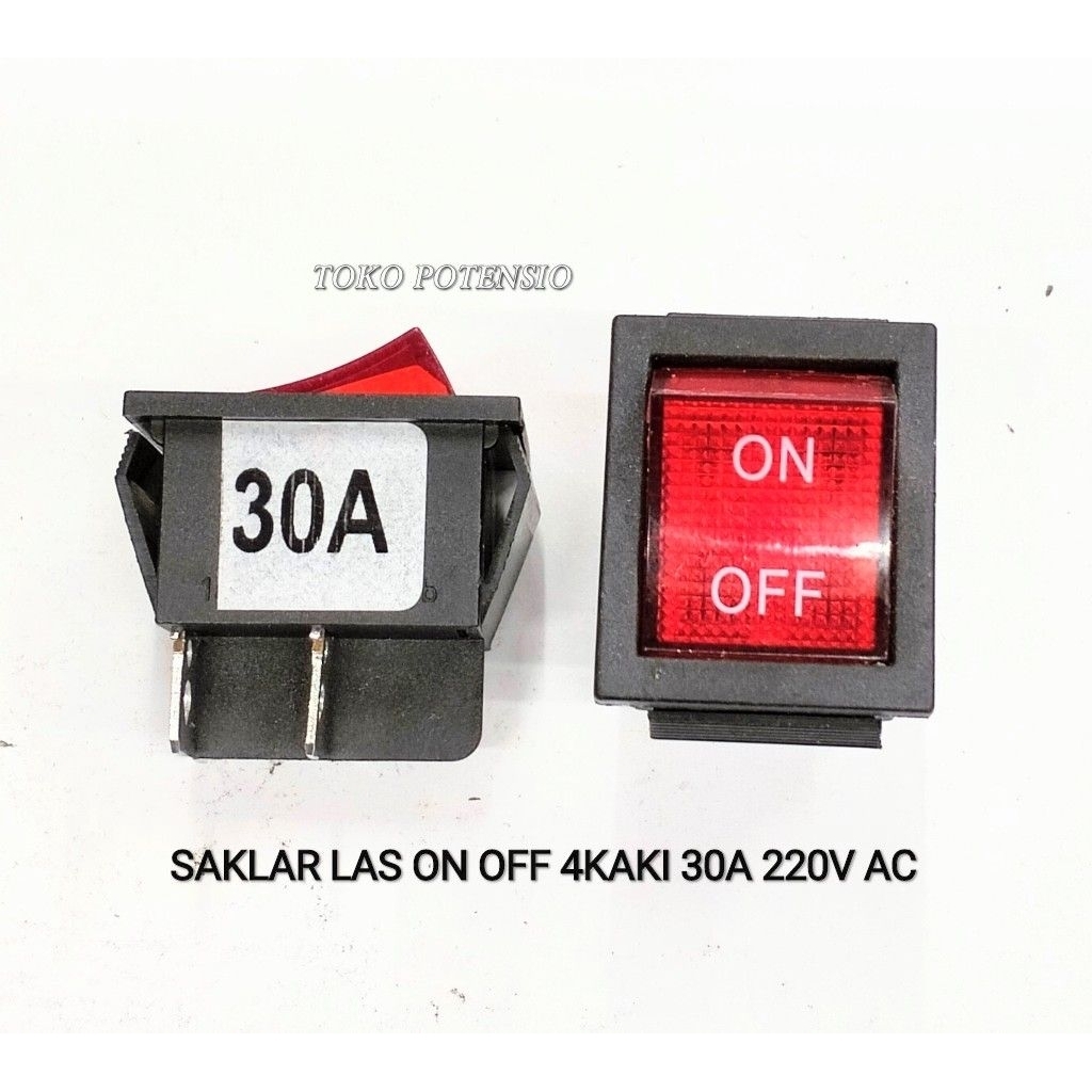 SAKLAR TRAVO/TRAFO LAS 30A 4KAKI ON OFF