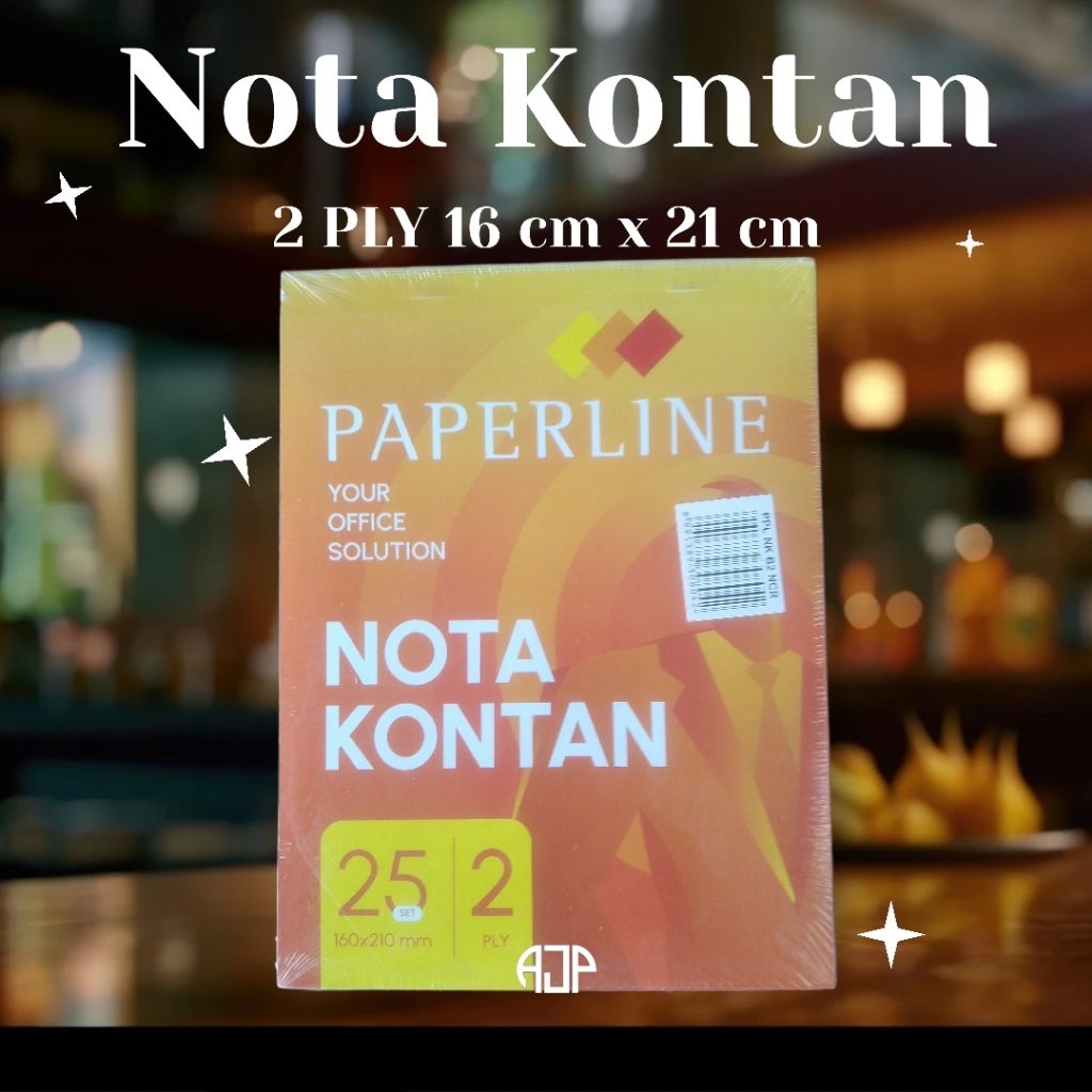 

Nota Kontan Ukuran 16 cm x 21 cm