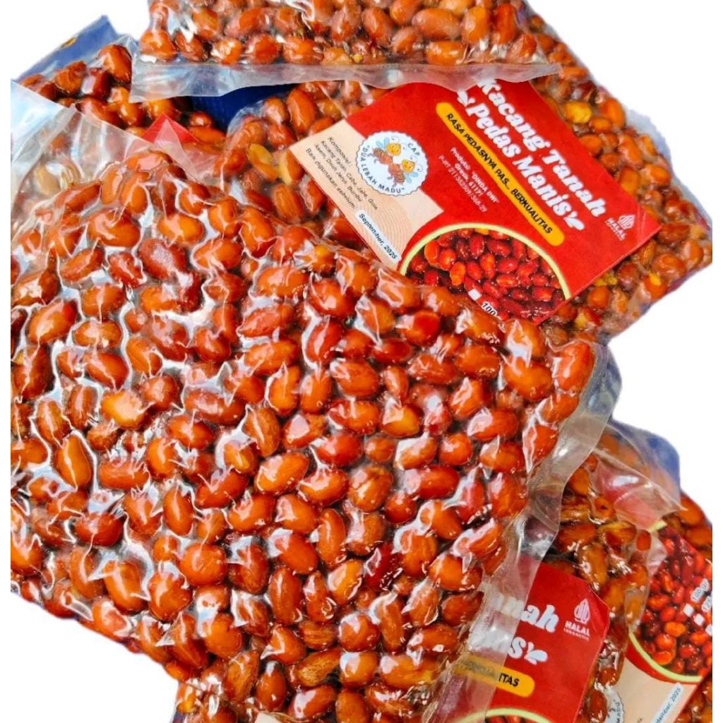 

Kacang tanah Jumbo Pedas Manis 150Gr x 2 pcs