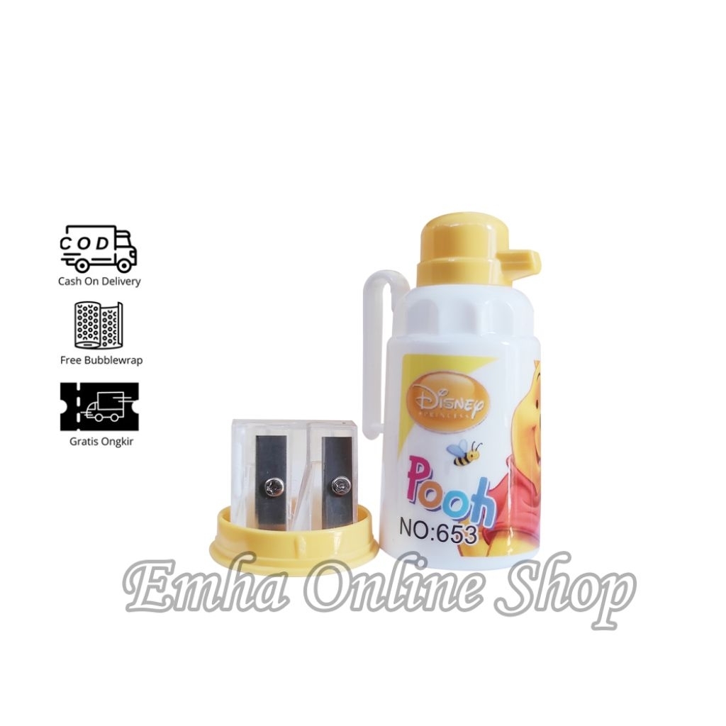 

Rautan Pensil Termos Lucu Unik Serutan Murah pencil sharpener Stationery