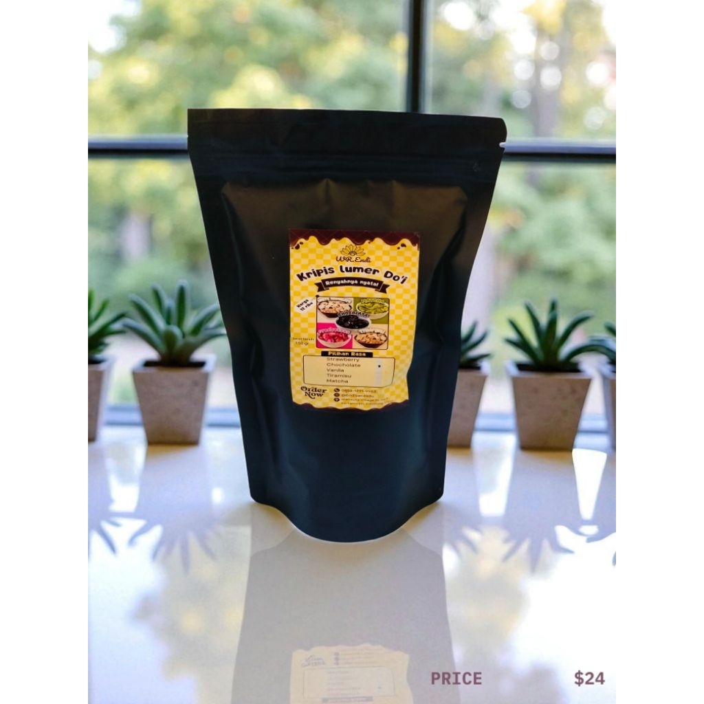 

kripik pisang lumer Do'i varian rasa strawberry,tiramisu, vanila, coklat 150 gr
