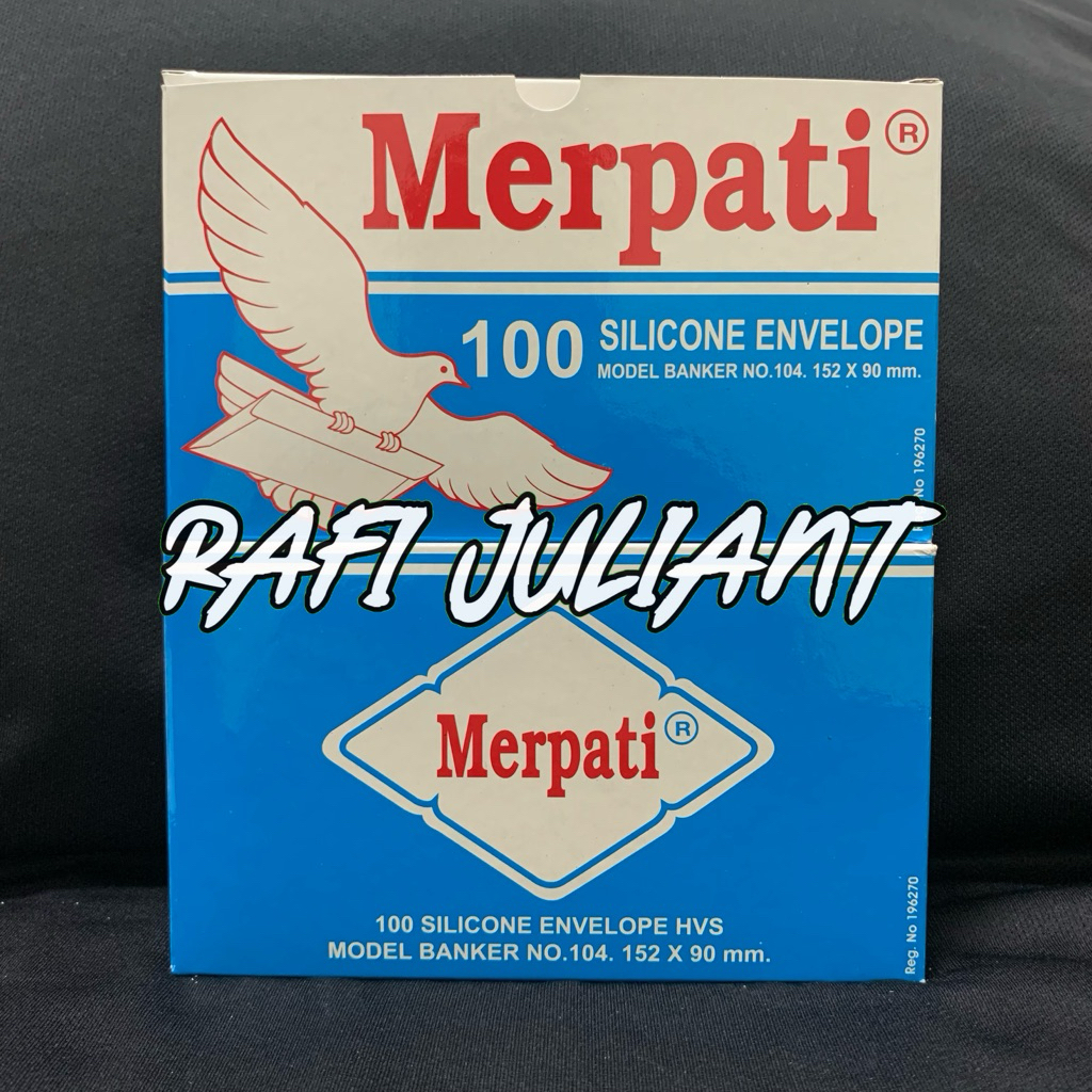 

Amplop MERPATI (Kiky) Uk 152 x 90mm (isi 100 pcs)
