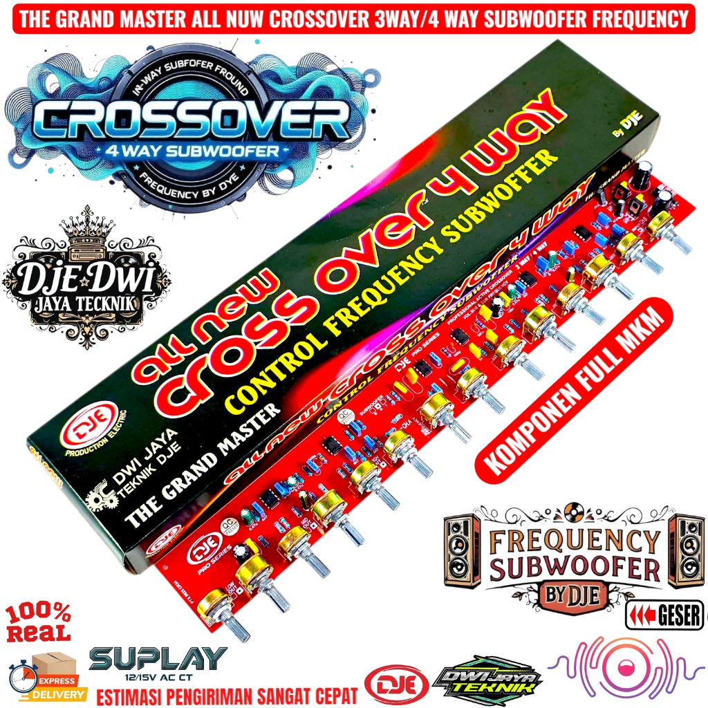 KIT CROSSOVER 3WAY / 4 WAY+Subwoofer Frequency Full MKM