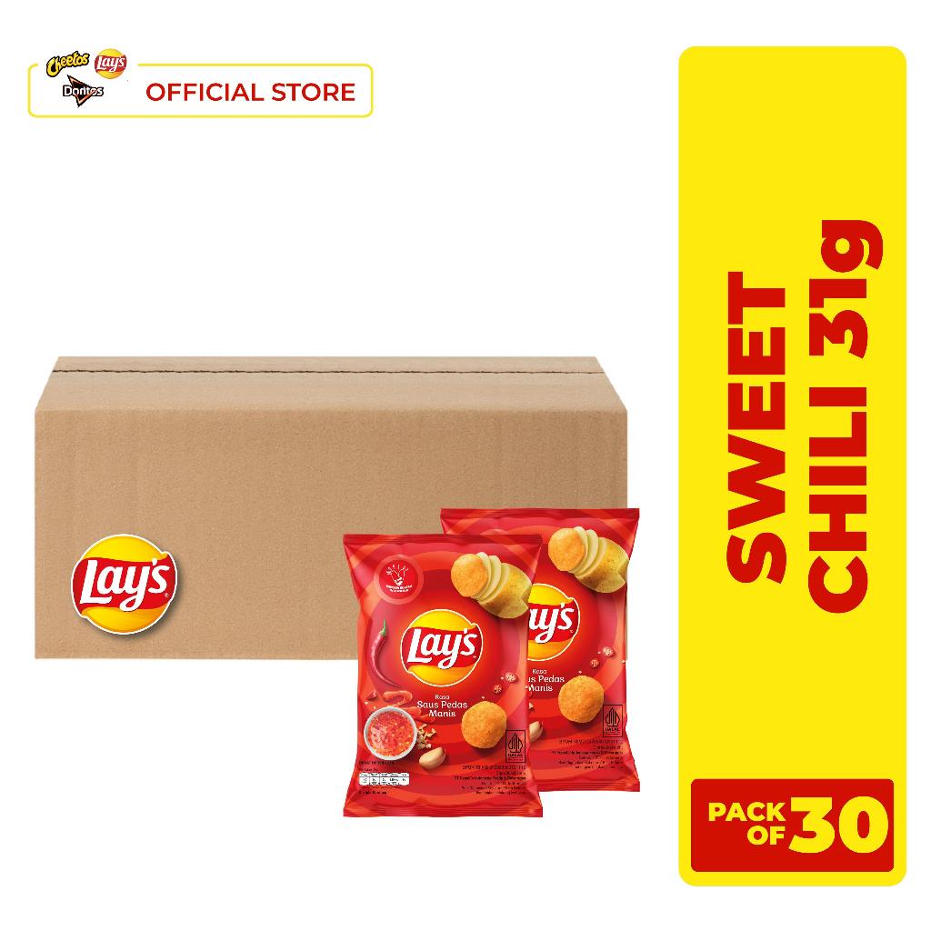 

Lay's Sweet Chili Potato Chips 31gr - Pack of 30
