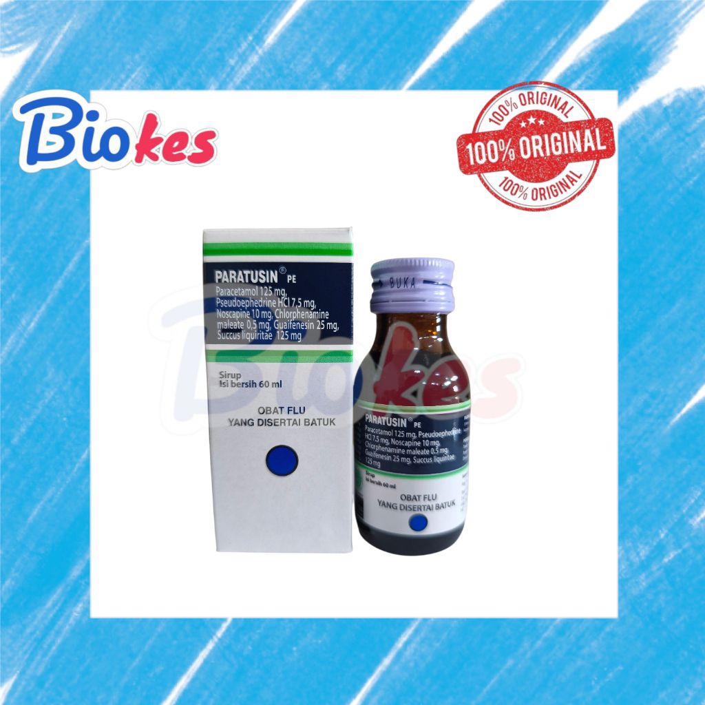 PARATUSIN SIRUP 60ML obat batuk dan pilek