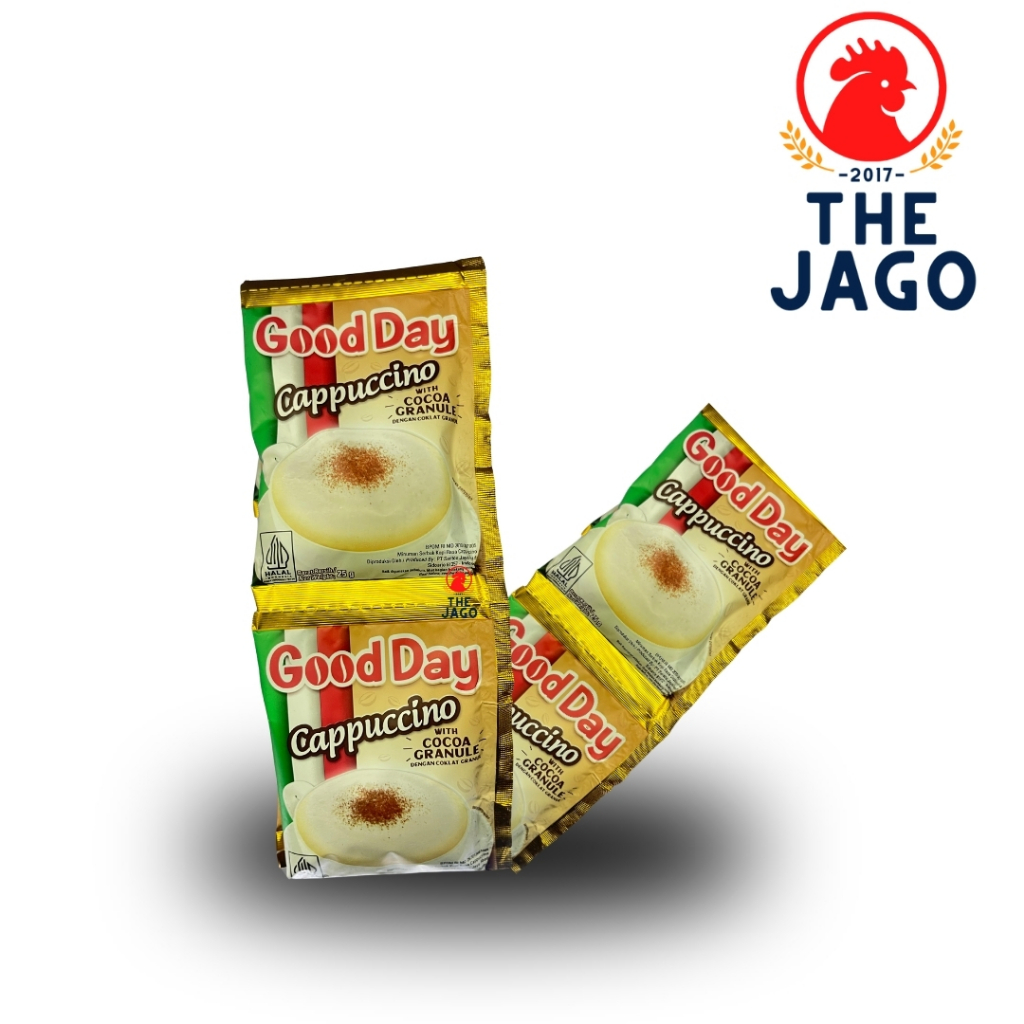 

Good Day Cappuccino Renceng Isi 10 Sachet Minuman Kopi Kekinian Praktis & Enak