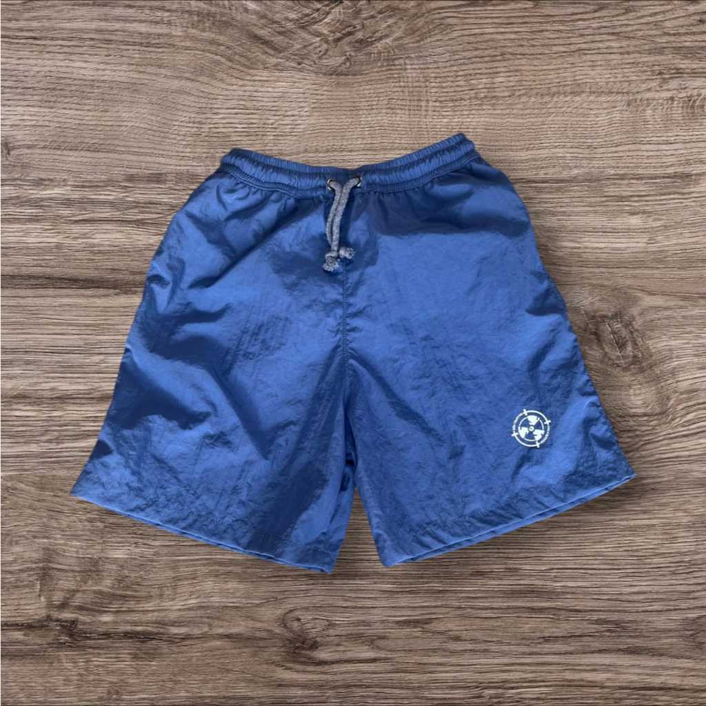 DESTROYER/boardshort celana pendek casual pria wanita warna biru indigo unisex