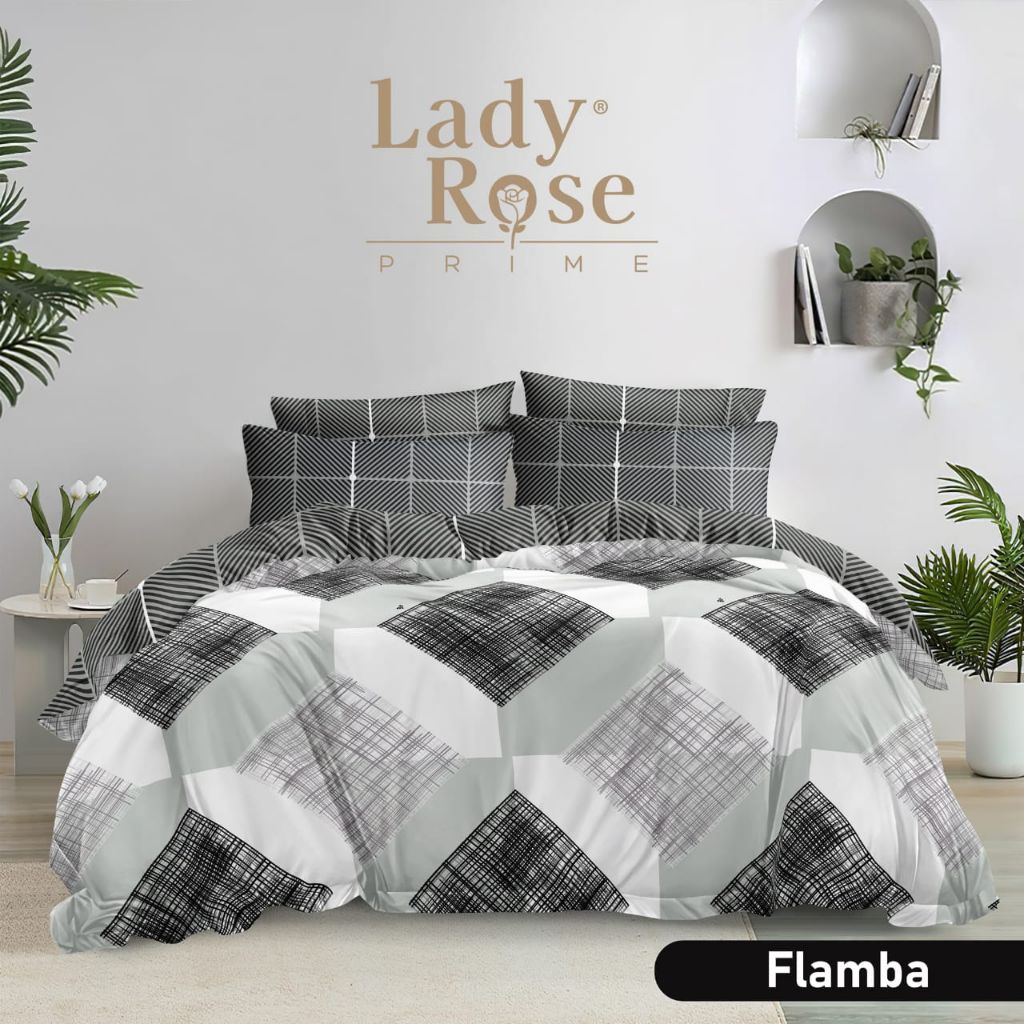 Lady Rose - Bedcover Lady Rose Set Queen 160x200 King 180x200 Tinggi 30cm New Motif