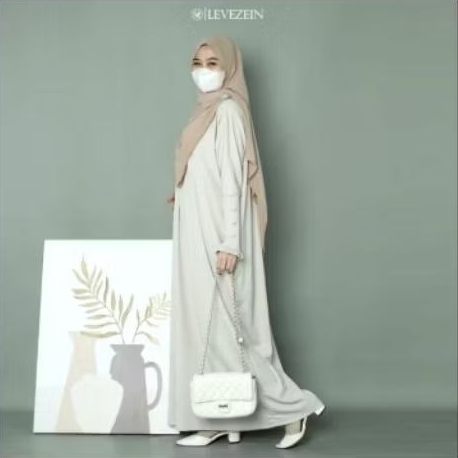 Preloved Abaya Jordan Batwing Knit By Levezein