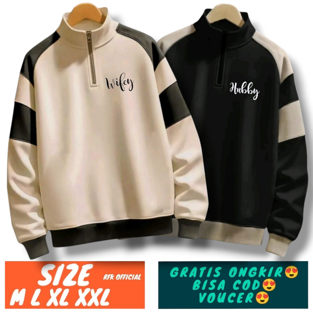 jaket couple pasangan / Sweater couple pasangan 2 pcs tebal / Sweater couple pacar / Hodie couple pa