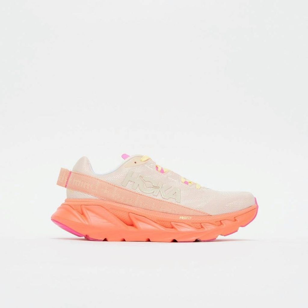 Sepatu Running Hoka Eleven orange terbaru outdoor