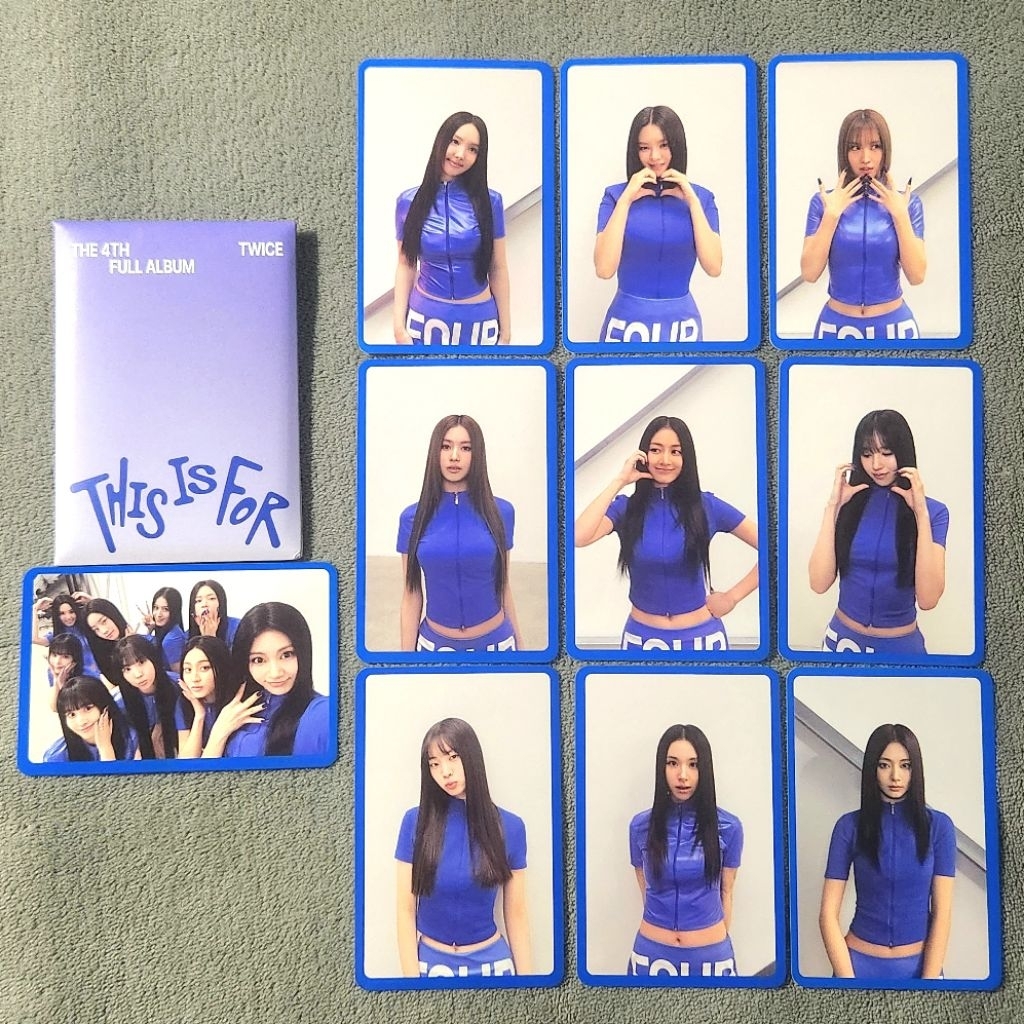 [SHARING Ver. This/ Is/ For ] TWICE Photocard Benefit & Nemo Concept PC- Official from Album This is