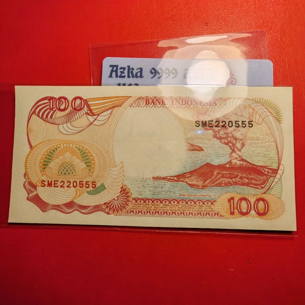 100 rupiah pinisi seri cantik 22 0 555 tahun 1992 sesuai foto