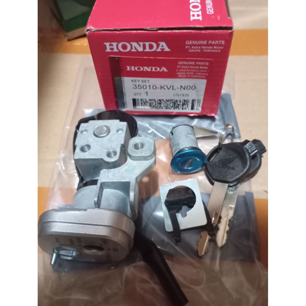 Kunci Kontak KVL Original Supra X 125 Lama, Supra X 125 Karbu, Supra X 125 Batman Kualitas Asli  AHM