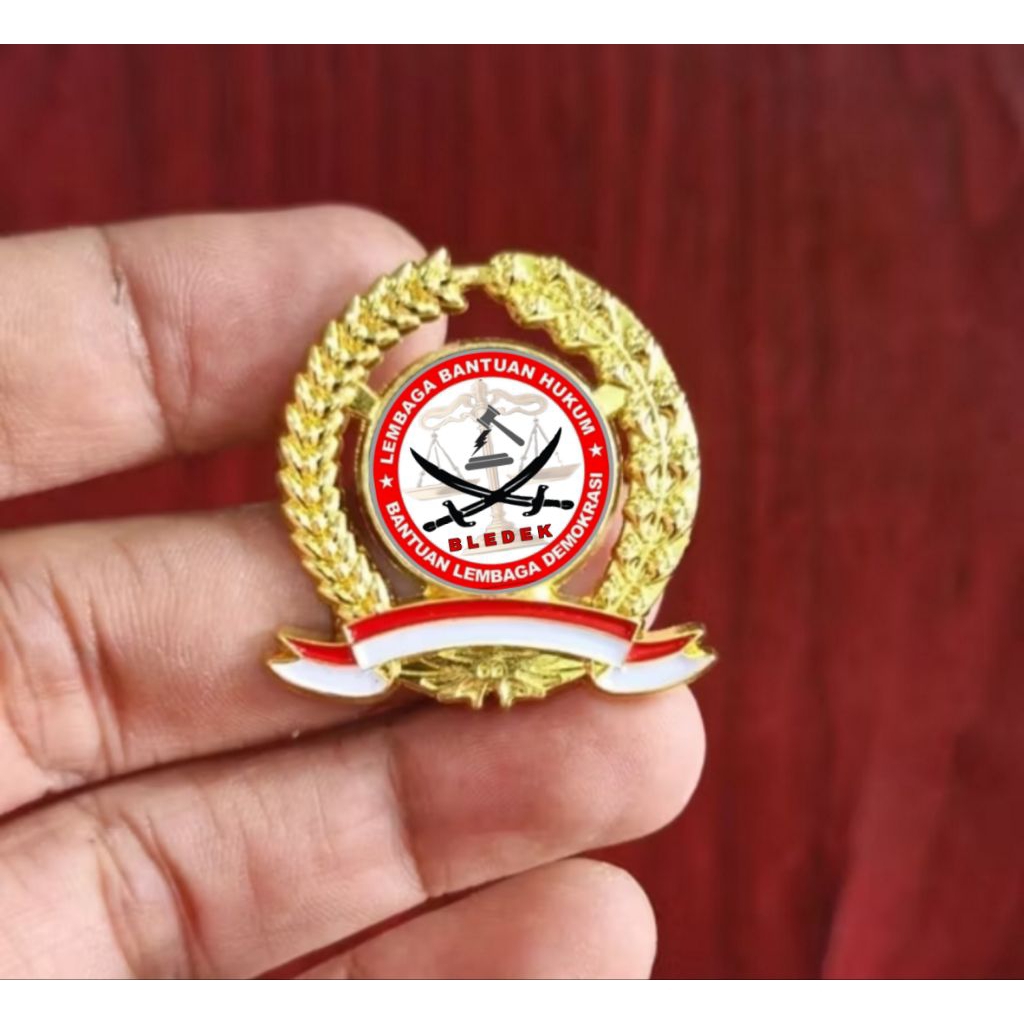 Pin custom plat cor premium / Pin logo custom sesukamu [bisa satuan]