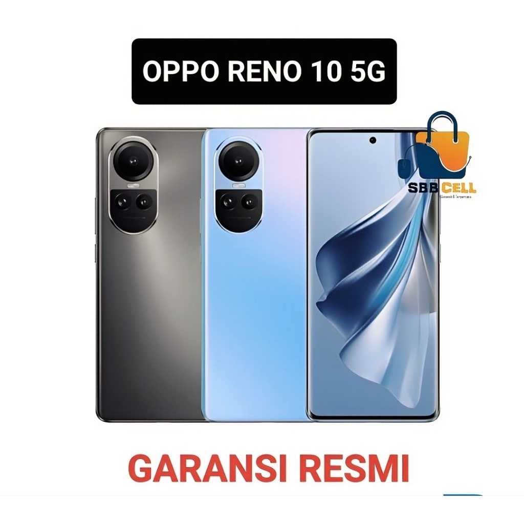 HP OPPO RENO 10 5G 8/256 GB - OPPO RENO 10 5G RAM 8GB ROM 256GB GARANSI RESMI
