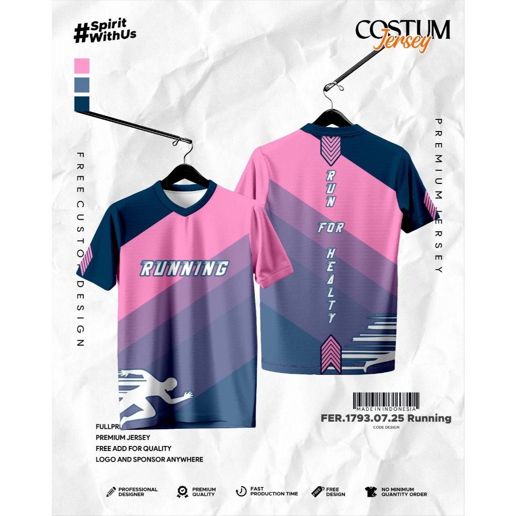 JERSEY RUNNING SPESIAL EDITION CUSTOM FREE NAMA