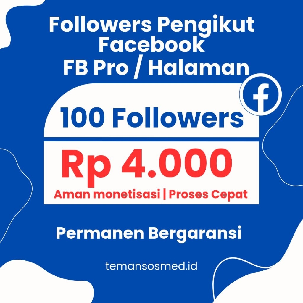 Followers FB Facebook Pro Page Halaman Follower Pengikut Followers FB Facebook Profil Pro Halaman Fa