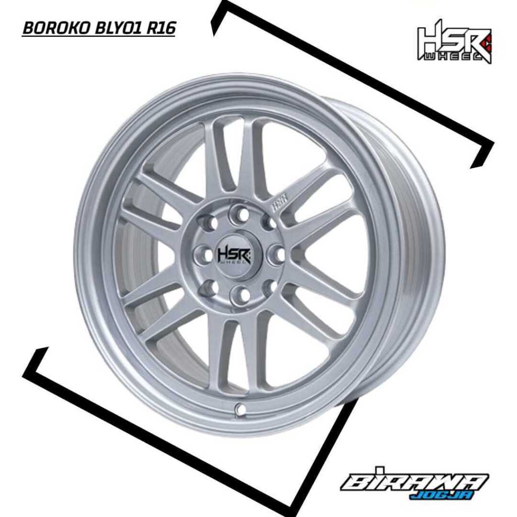 Velg Mobil Ring 16 Hsr Boroko Bly01 Bisa Jazz Freed Vinfast Mobilio Swift Enkei Rpf01