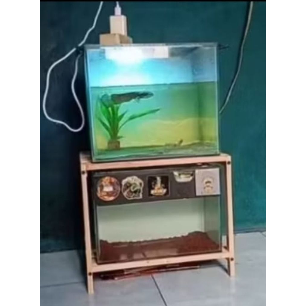 rak aguarium mini rak2 susun