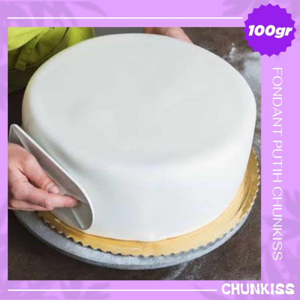 

FONDANT WARNA PUTIH 100 GR- HALAL