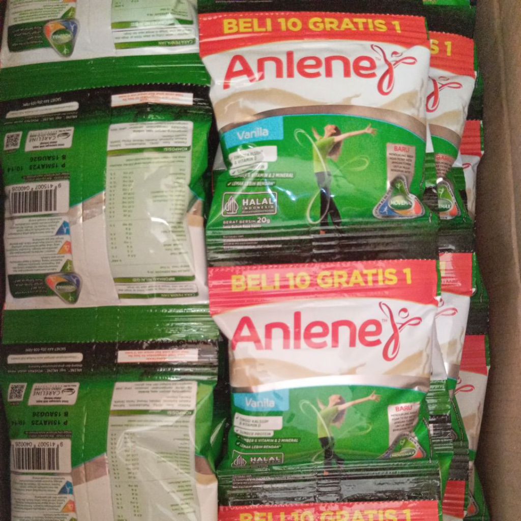 

Anlene Vanilla 20 gr. Susu bubuk dewasa sachet
