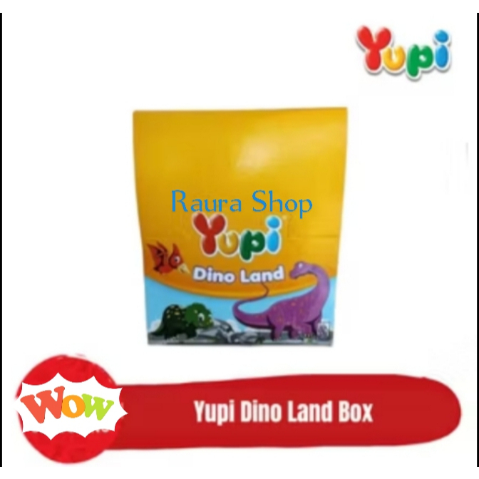 

YUPI DINOLAND @6G [ 1 BOX ISI 24 PCS] | YUPI DINO LAND