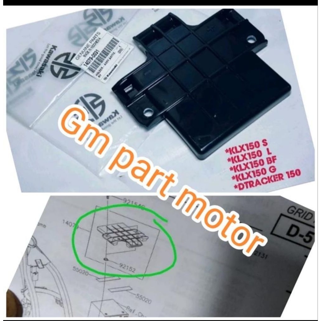 tutup aki KLX S L G BF Dtracker 150 Original