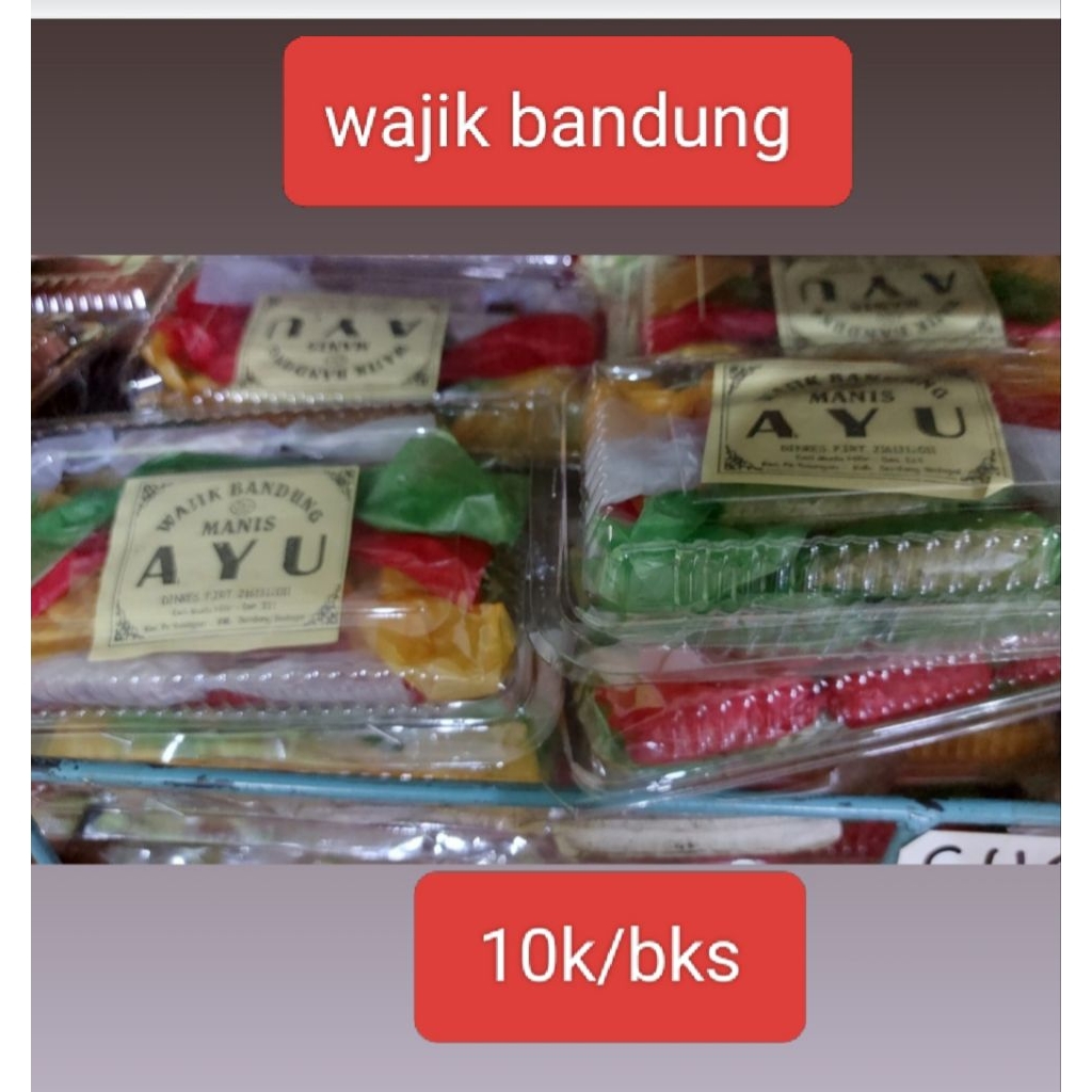 

wajik bandung 10 000/bks