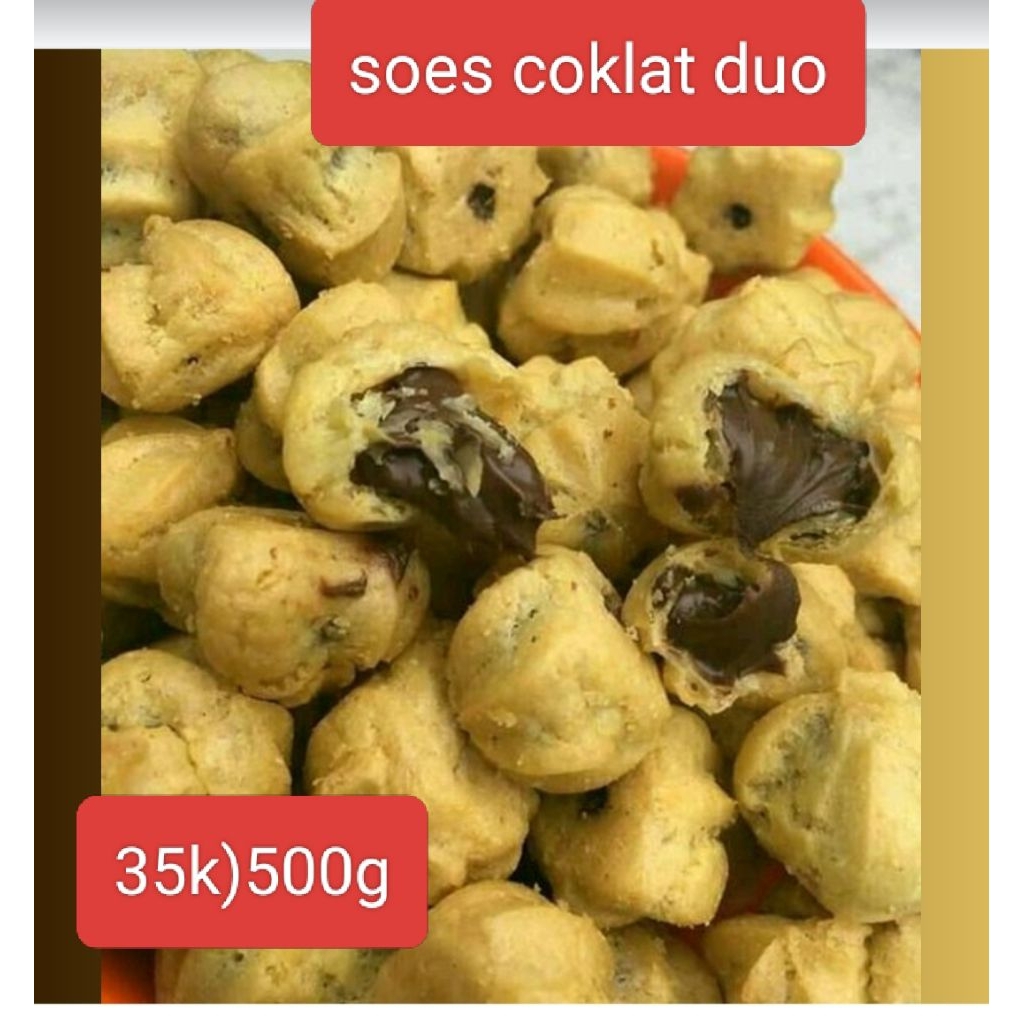

soes coklat duo 500gram