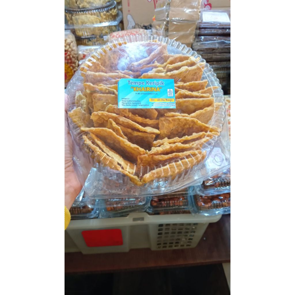 

Khairina Keripik Tempe Kedelai Mika Bulat Enak