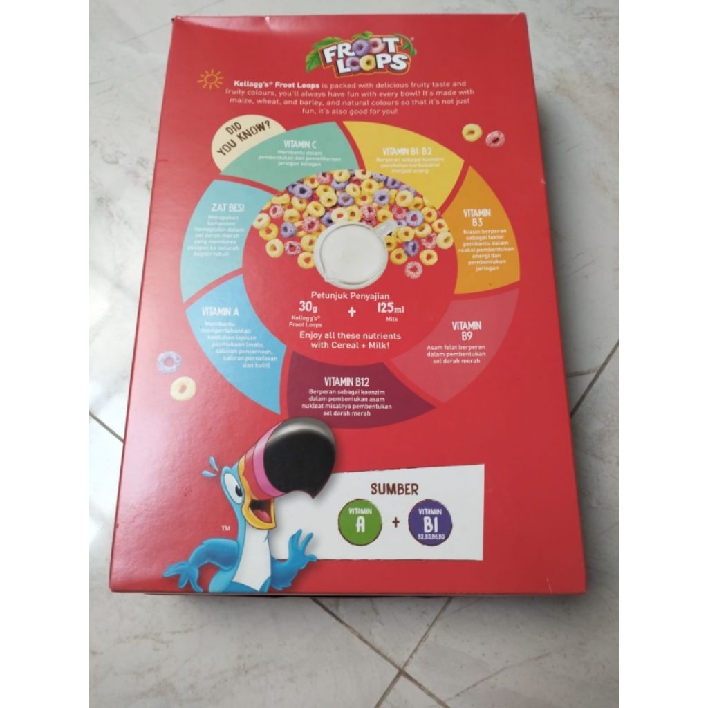 

Kelloggs Kellogs Kellogg's Sereal Froot Loops 300 gram