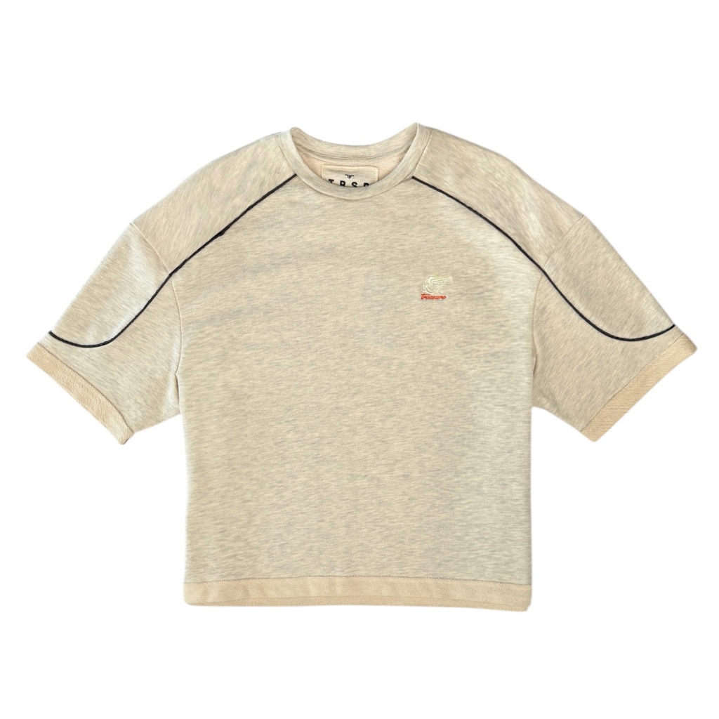 TREASURE LINE LOGO OVERSIZED - NUDE