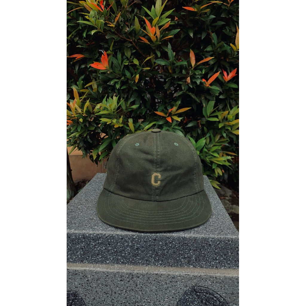 Snapback 6 Panel Covernat C Logo Green Hunter