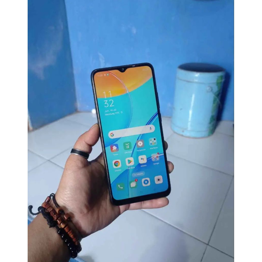 oppo A15 ram 3/32 handphone second normal siap pake berkualitas bergaransi