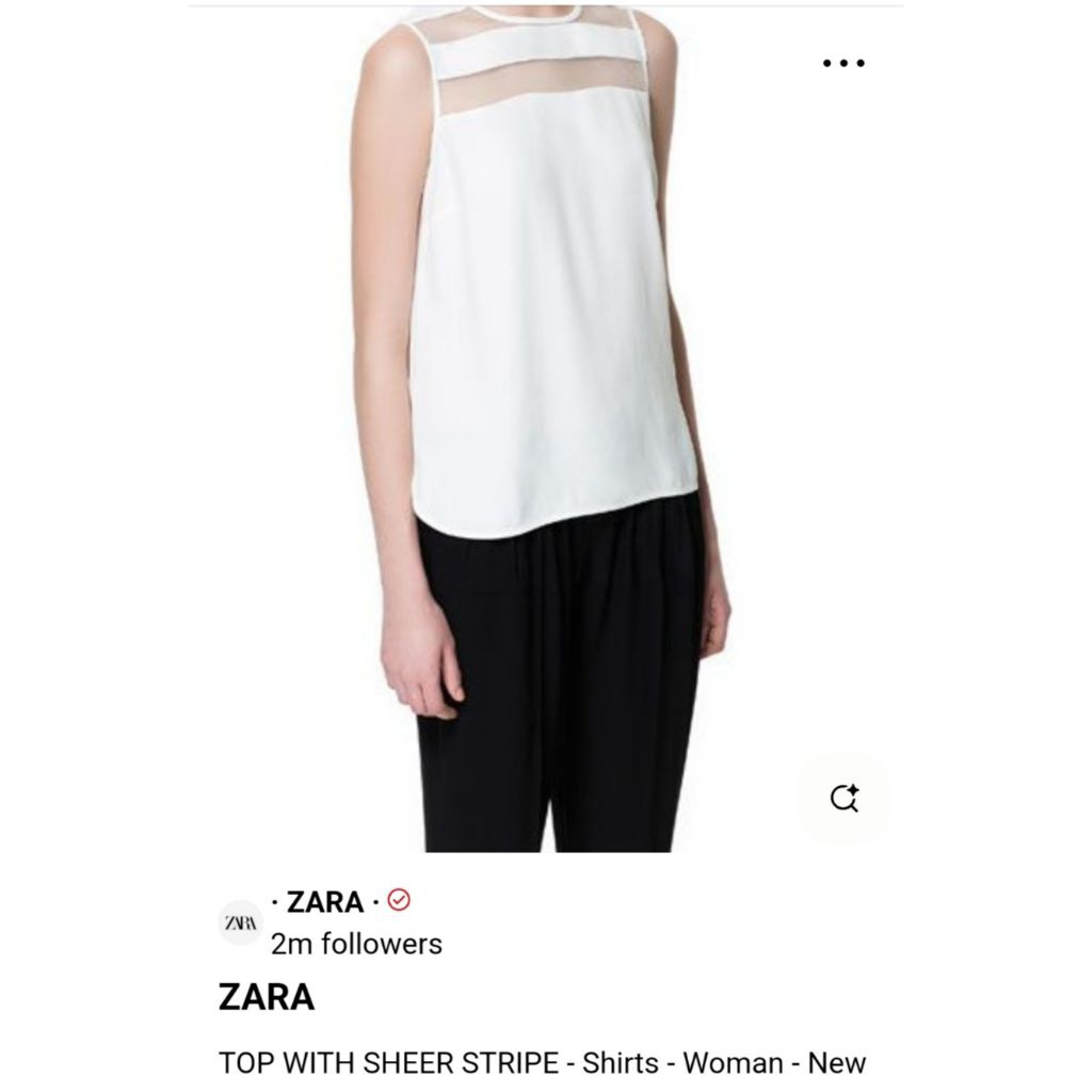 Atasan Zara Women Original Preloved