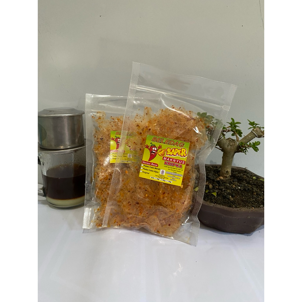 

kripik kaca pedas gurih 125 gram bumbu melimpah