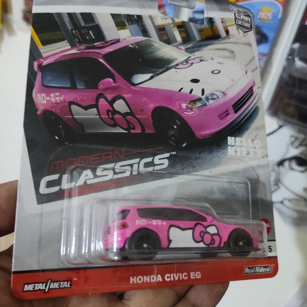Hotwheels Civic EG Hello Kitty