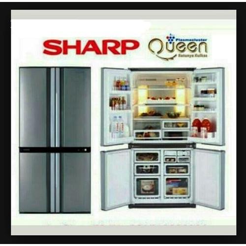 SHARP SJIF85PBSLKULKAS QUEEN SERIES INVERTER Refrigerator: 4 Door SJ-IF 85 PB-SL