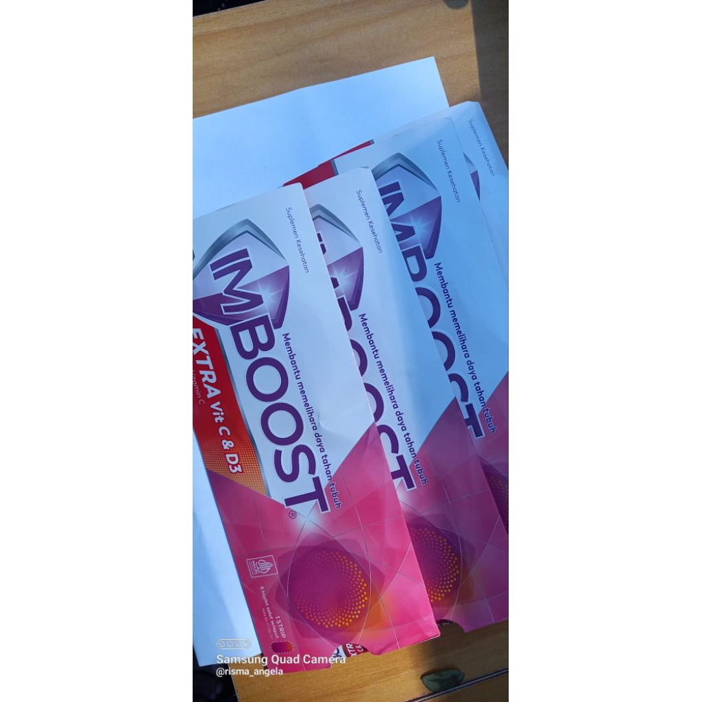 imboost extra vitamin D&C / vitamin tubuh / daya tahan tubuh /
