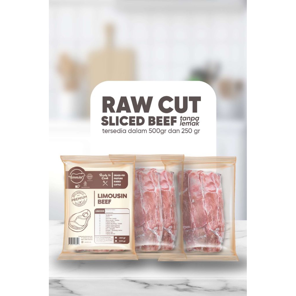 

Daging Sapi Slice Non Lemak | Beef Slice 0 Fat | Sliced Beef Grassfed Beef LemooinI Daging Sapi Sehat | Bone Broth | Kaldu | Daging Sapi Lokal | Grassfed Beef | Organic Grassfed Beef | Daging Sapi Organik | It's Superfood | Superfood Store